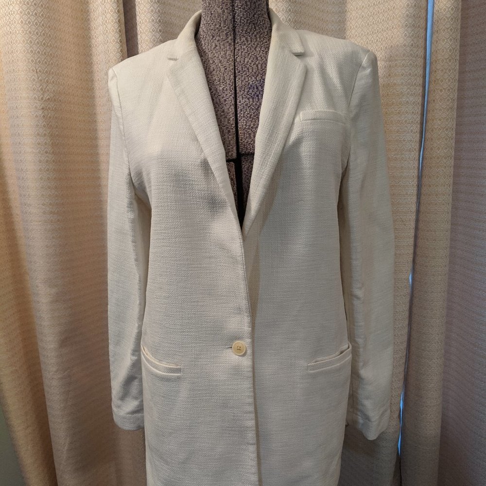 Banana Republic White Blazer